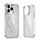 Капак за телефон Hurtel Glitter MagSafe за Samsung Galaxy S25 Edge, TPU, со сјај, бел