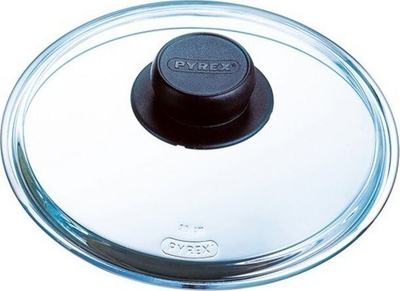 Kapak xhami Pyrex Classic, 20 cm, rezistent ndaj nxehtësisë, transparent