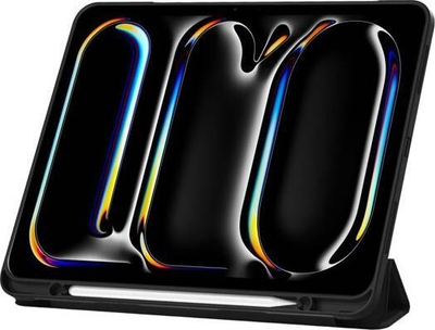 Këllëf tablet Tech-Protect SmartCase Pen Apple iPad Pro 13" 2024, me mbështetëse, me vend për Apple Pencil, i zi