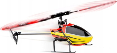 Helikopter me telekomandë Carrera Blade Helicopter SX, me një rotor, për në brenda dhe në jashtë, kuq e verdhë