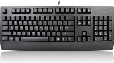 Tastierë Lenovo Preferred, me kabllo, US, e zezë
