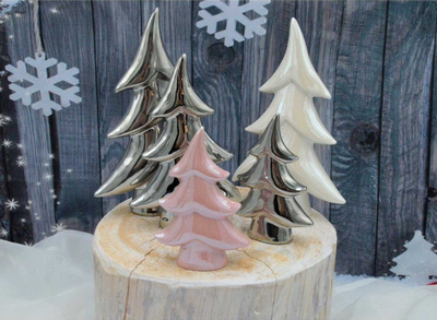 Stoli i Krishtlindjeve Saska Garden Saska Christmas, pemë porcelani 12.5 cm, ngjyrë e kuqe me perlë