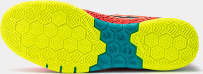Atlete futsalli Joma Tactico 2207 TACS2207IN, taban gome antirrëshqitës, për lojë në sallë, portokalli