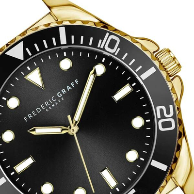 Orë burrash Frederic Graff Siemens Gold FDX-BC001Q20G, e zezë