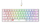 Тастатура за гејминг Havit KB903L, 61 тастери, RGB осветлување, проѕирна бела