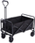 Karrocë palosëse kopshti Foldable Garden Beach, 120L, kapacitet 80 kg, e zezë