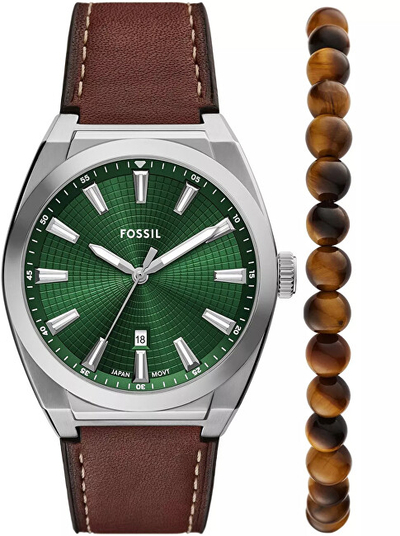 Set për burra orë dore + byzylyk Fossil Everett FS6080SET