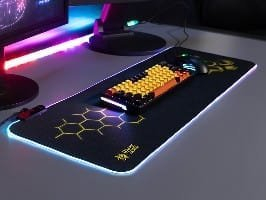Mouse pad Tracer GameZone Hexy1 RGB 47546, XXL, i zi