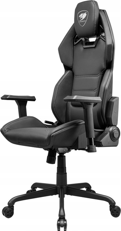 Karrige lojrash Cougar Hotrod, ergonomike, e zezë