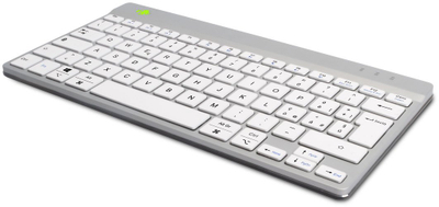 Tastierë R-Go Tools Compact Break, ergonomike, kompakte, e bardhë