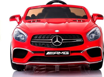 Makina elektrike për kalamaj Mercedes AMG, kabrio, me pedale, e kuqe