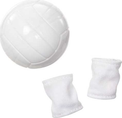 Kukull Barbie Made to Move Career Volleyball Player, me aksesore