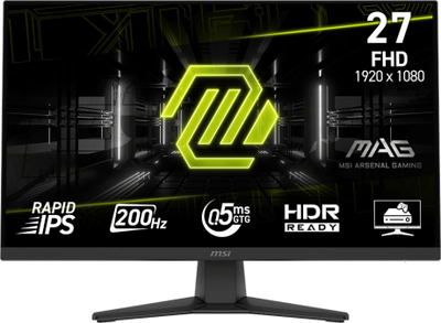 Monitor MSI MAG 272F, 27\", Full HD, 0.51 ms, i zi