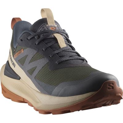 Këpucë hiking Salomon Elixir Activ GTX për meshkuj, Gore Tex, gri e errët