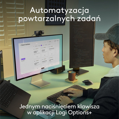 Tastierë Logitech MX, wireless, US INTL, e bardhë dhe e hirtë