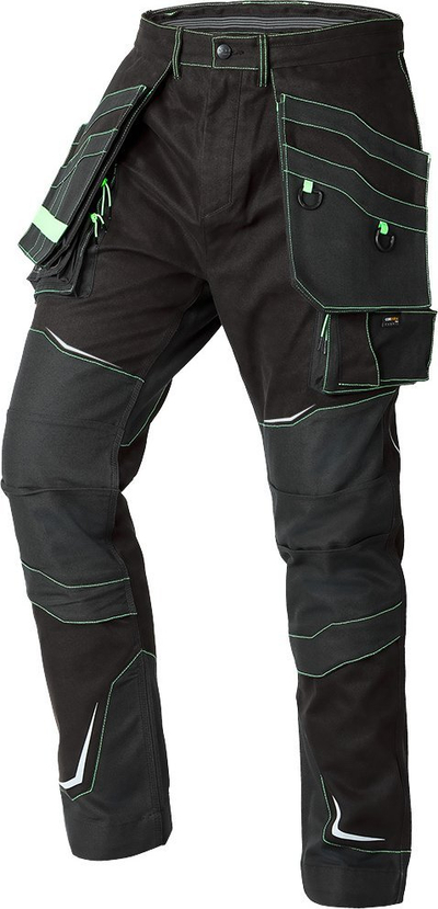 Pantallona pune Topex 81-234 Premium Pro, madhësia XXXL, gri