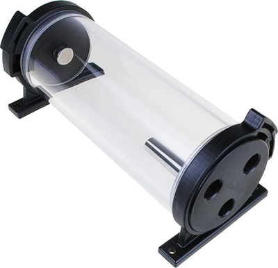 Резервоар за вода BitsPower Z-Multi 150mm, за ладење со вода, проѕирен, црн