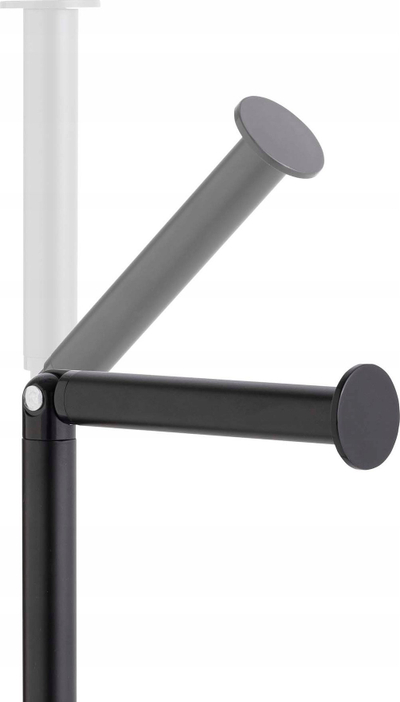 Mbajtës letre higjienike Douceur D'intérieur Filano, metal, 55.5 cm, i zi
