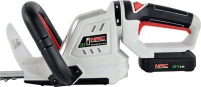 Set 2x gërshërë për shkurre Nac Nac Cordless Hedge Trimmer 18V, bateri 2.0Ah, teh 45cm, dorezë rrotulluese