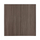 Pllakë tavoline MDF, 80×80 cm, carbon black (HM8439.01), zezë