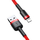 Kabllo USB Baseus USB A në Lightning, 0.5 m, 2.4A, e kuqe