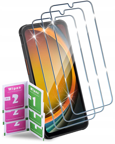 Сет заштитно стакло Tempered Glass за Samsung Galaxy Xcover 6 Pro, 10 во 1, 0.3mm, проѕирно