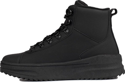 Зимски чизми за жени Lee Cooper LCJ-23-31-3028LA, со врвки, со флис, црни