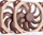 Вентилатор за компјутер Noctua NF-A14x25 G2 PWM Sx2 PP, 140 mm, 1500 rpm, кафен