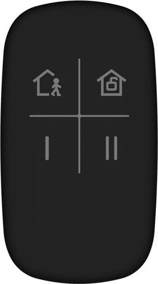 Telekomandë alarmi Hikvision AX Pro, radio 4 butona, kod rrotullues, e zezë