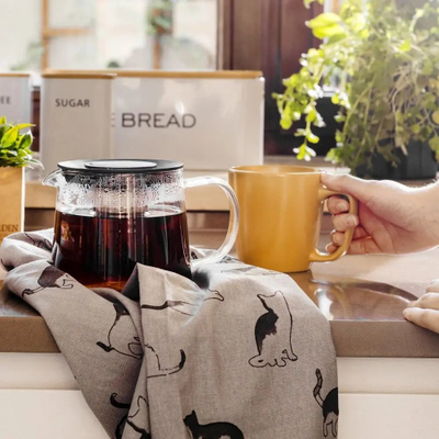 Kanna Homla MILBO me infuzer, 1L, qelq, transparente