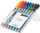 Set markerash permanent Staedtler Lumocolor 318WP8, 8 ngjyra, në kuti plastike
