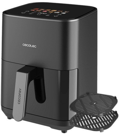 Frytorja pa vaj Cecotec Cecofry Grill Duoheat 4000, 4L, panel me prekje, e zezë