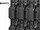 Pegboard muri Qbrick System Custom, set 2 panele, polipropilen, i zi
