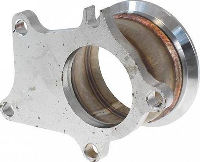 Flanxhë downpipe TurboWorks T3 T4, çelik inoksi, 75mm