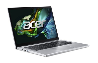 Laptop Acer Aspire 3 Spin 14, 14\", Intel N100, 4GB RAM, 128GB SSD, ngjyrë argjend