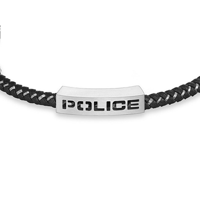 Byzylyk për meshkuj Police Assault PEAGB0034902, i zi/argjendtë