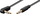 Kabllo audio Microconnect AUDLL05A, 3.5mm AUX, 0.5m, e zezë