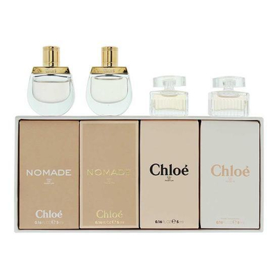 Set mini Chloé, EDP Chloé 5 ml + EDT Chloé 5 ml + EDP Nomade 5 ml + EDT Nomade 5 ml