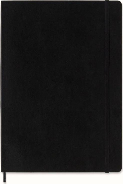 Notes Moleskine Pro A4 me kapak të butë, fletë me vija, i zi