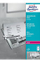Film transparent vetëngjitës Avery Zweckform 3480, A4, për printer lazer, i tejdukshëm