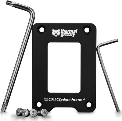 Kornizë montimi CPU Thermal Grizzly Intel 1851, për LGA1851, alumini, e zezë