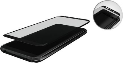 Xham mbrojtës 3MK HardGlass Max 3D, për Samsung Galaxy S9, 0.3mm, 9H, i zi