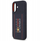Kopertinë telefoni Red Bull MagSafe për iPhone 17, silikoni, logo vertikale, blu navy