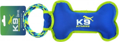 Lodër për qen Tough Nylon Dog Bone Tugg, 9x33 cm, kockë najloni e fortë për tërheqje