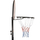 Kosh basketbolli për kalamaj Vizari Junior, i rregullueshëm 1.6-2.2 m, me bazë portative, i zi