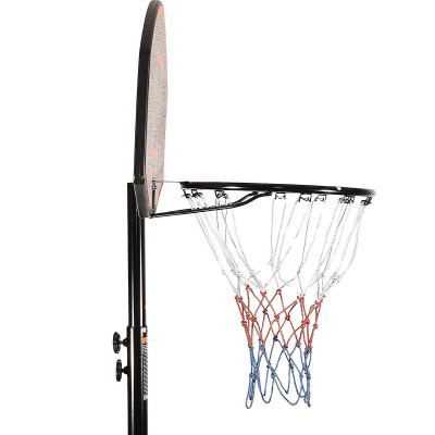 Kosh basketbolli për kalamaj Vizari Junior, i rregullueshëm 1.6-2.2 m, me bazë portative, i zi