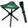 Stol kampingu palosës DEDRA N1021, tripod 30x30x40cm, 100kg, jeshil