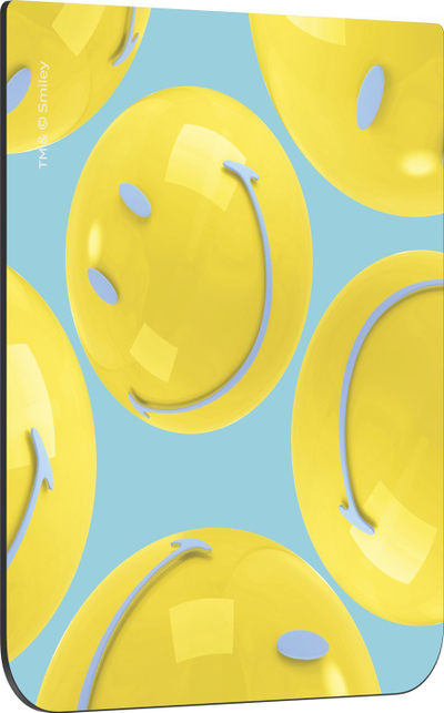 Kartë Flipsuit Samsung Smiley Melting për Galaxy Z Flip7 FE, Z Flip6, Z Flip5, NFC, blu