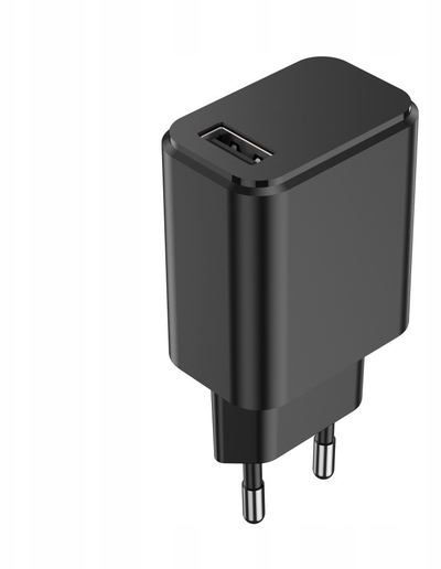 Karikues rrjeti Setty, 1x USB 3A, kabllo USB C 1m, i zi