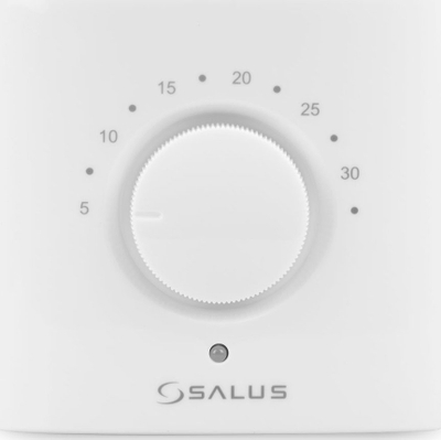 Термостат без кабел Салус HTR RF20, ZigBee, дневна контрола, на батерии, бел